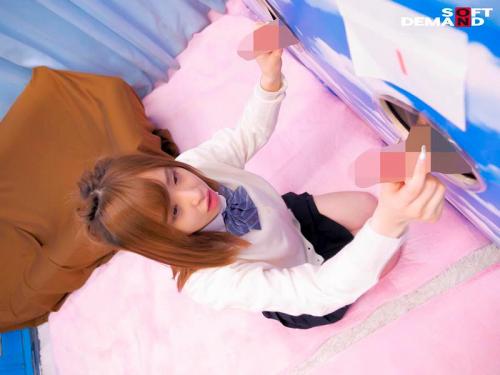 【JK×MM号】制服女子が彼氏のチンポ当てゲームに参加した結果…他人棒を挿入されてイクイク！