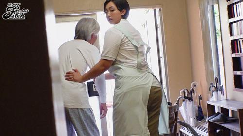 【藤沢麗央】見た目は地味だけど脱がせたら肉感爆乳BODYの後輩介護士を生ハメ種付け調教！