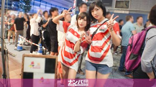 《マジ軟派、初撮。》ラグビー好きの美女2人乱交スクラムからのタッチダウンヒル♥️