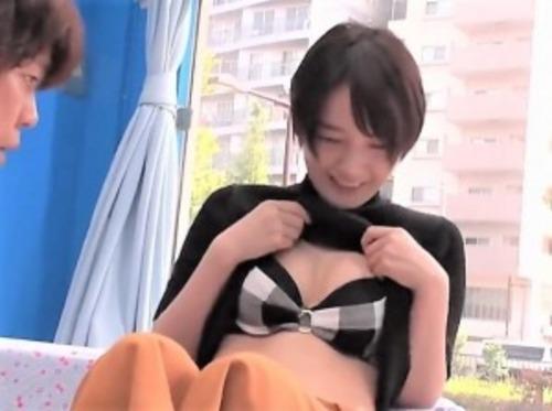 【MM号】「まだ//」街行く激カワ10代の未成年ショートカット美少女がフェラチオ!DTになった性獣男性が騎乗位＆鬼ピス❤