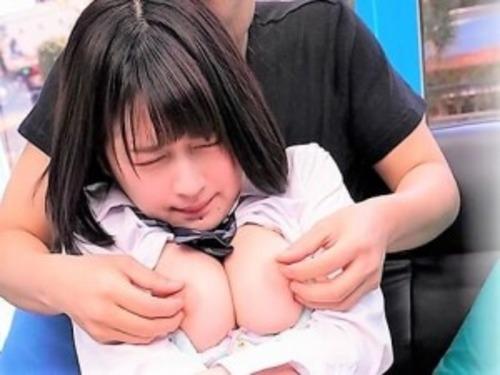 【MM号】オッパイでかい爆乳の激カワ制服JK❤デカパイ揉まれて雰囲気に流されつるつるマンコにザーメン種付け【素人ナンパ】