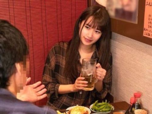 【人妻ナンパ】ギャンブルに夢中すぎる旦那に愛想つかしたF-カップ巨乳奥さま！1人居酒屋に来てしっぽり呑んでると…♡