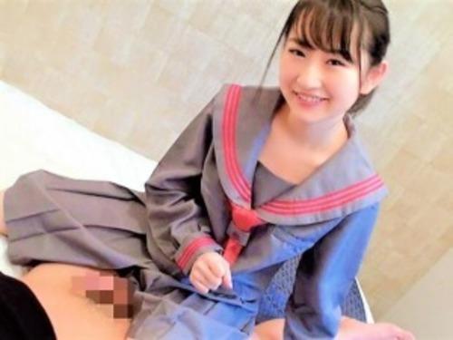 【素人ナンパ】「出さないですよね？」セーラー服を来た可愛すぎるエロカワJK♡絶倫＆童貞クンの悩み相談から中出しSEX♡