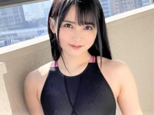【完全着衣】「一緒に入ってイイ？❤」濡れてテカってピッタリ密着する神競泳水着を着たロリ美少女に手マンからの騎乗位ハメ❤
