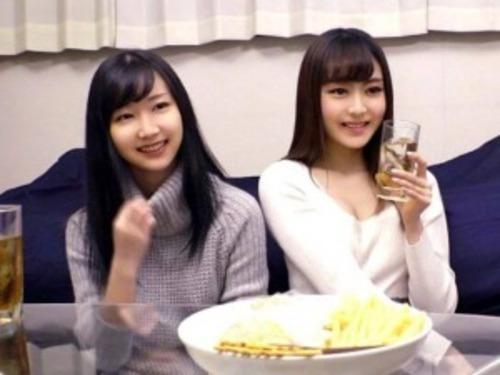 【ギャラ飲み】SNSで知り合った激カワ女子大生２人組と個室居酒屋で流行りのギャラ飲み！お持帰りしてヤレのか調べてみた！