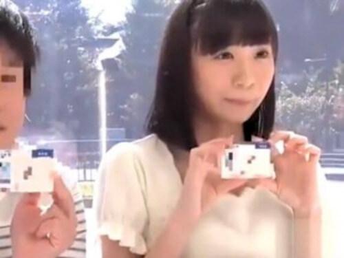 【マジックミラー号】サークル友達の２人がえろくて有名な車に乗車！密室で始まる駆け引きを覗き見！【素人ナンパ】