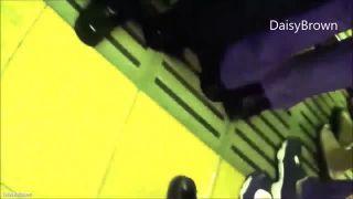 痴漢 リアル 電車 射精 リコ クリ 自慰 車 ワレメ 衝撃