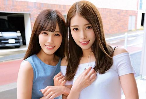 友達同士？姉妹？えっ母娘！？若くて美しい母とむじゃきで可愛い娘がお互い初めて見せるエチエチ姿に母娘ダブル赤面発情ww