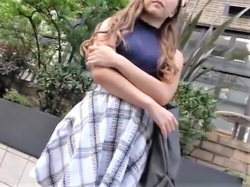 【マジックミラー号】爆乳ミニスカ女子大生をミラー号にご招待♡AV男優の凄技で全面降伏からの着衣SEX！ バック 騎乗位