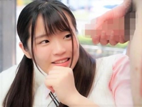 【MM号】ツインテールが似合う学校帰りの激カワ童顔な美少女❤チラシ見て来た制服JKがオナニー見てるとウブな体が火照り…❤