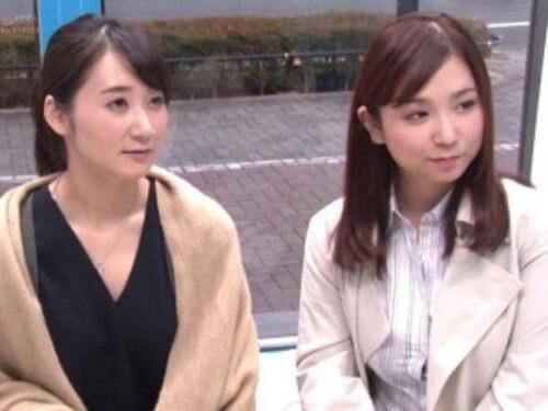 【マジックミラー号】上品な人妻二人組の奥さまが乳首マッサージからHな気分になり旦那に内緒の裏切り不倫SEX！