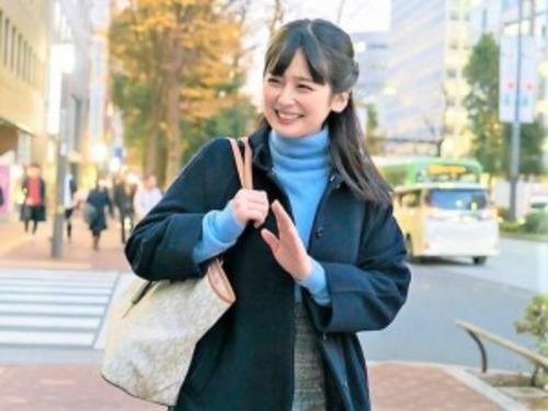 【素人ナンパ】学校終わりにフリーハグしてくれた美女お姉さん❤黒髪で真面目そうな巨乳おっぱい美人とHOTELで淫乱SEX❤