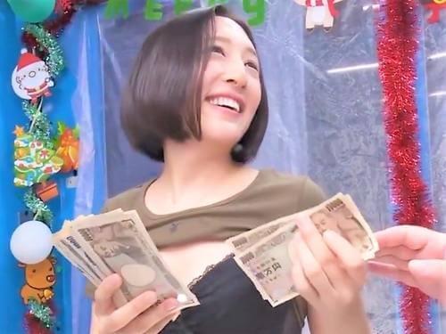 【マジックミラー号】黒のTバックを履くスレンダー彼女ナンパ♡激ピス電動バイブを体験するとアヘ顔晒し本気イキから浮気SEX