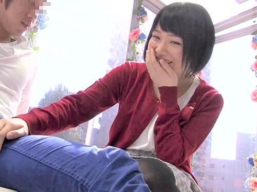 【MM号】「外から見えちゃうんじゃ…❤」元卓球部の黒髪似合う未成年の女子大生❤お互い良き友人2人がクンニ＆フェラで欲情❤