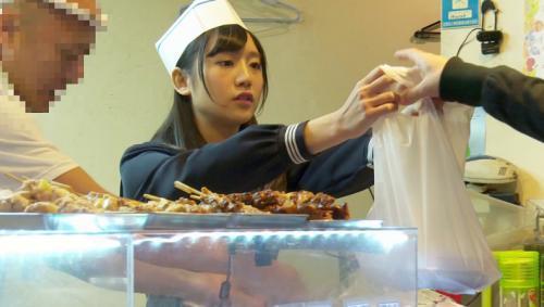 【調教】焼き鳥屋のｊｋセーラー服ロリ美少女店員が媚薬を塗ったビッグバンローターをアソコに仕込まれた状態で勤務させられ店内