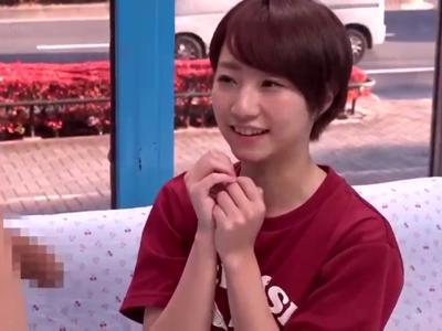 【外から見えてる??×アスリート】『気持ちいい？』引き締まったマンコのスポーツJDがチェーリー男子とエロ体験！最高級に勃起もののエッチな映像