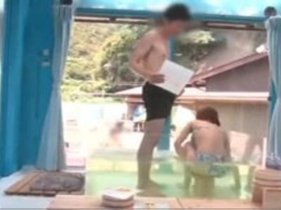 【素人ナンパ】仲のいい男女を2人っきりで混浴してもらったら発情してHしだした(至福！スケベ)