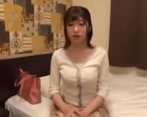 【人妻ナンパ】巨乳の若妻を口説いてホテルに連れ込んで膣内射精SEXをハメ撮り！