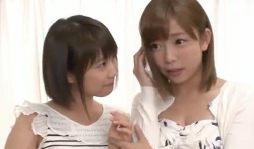 【紗倉まな＆戸田真琴】ロリ巨乳姉妹の２人の逆レイプで近親相姦セックス