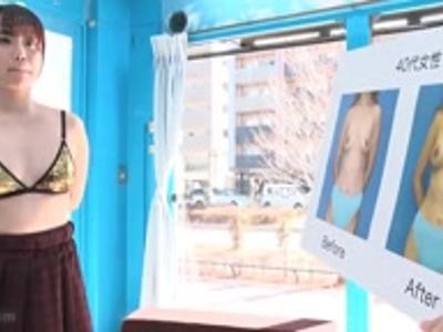 〖外見える!?+美乳〗素人ナンパ『え！脱ぐんですか…』綺麗な女子校生がおっぱいモミモミ企画でH！女性が見てもいいエロ映像