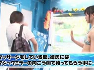 〖カップル+ナンパ〗素人ナンパ『彼氏に怒られちゃう…』彼氏に内緒でエロ企画で寝取り！発射どころ豊富なスケベ動画