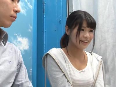 〖外見える!?+素人ナンパ〗『気持ちぃです』最近ご無沙汰な美少女が卑猥号ではじけまくる！男性におすすめのR18動画