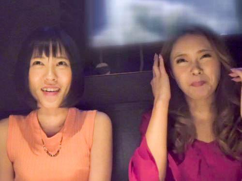 《ギャル系人妻ナンパ》泥酔したカワイイ奥様二人と種付け中出し不倫セックス！