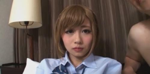 スレンダーなショートカット白ギャル女子高生とねっとり濃厚なセックス！！