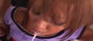 美人な黒ギャルちゃんに集団イラマチオさせてぶっかけレイプしちゃった