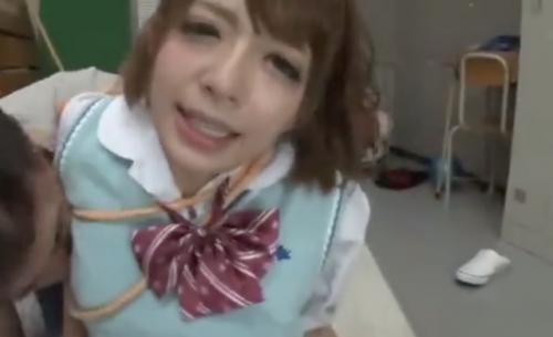 [麻里梨夏]『動画を撮るからね・・・』嫌がり暴れまくる女子高生www