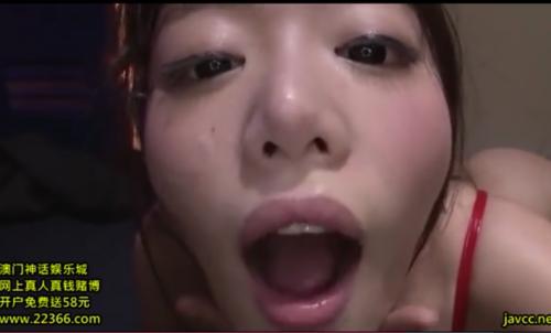 「浜崎真緒」狂ったようにチンポにむしゃぶりつく爆乳美女を緊縛してイラマチオ