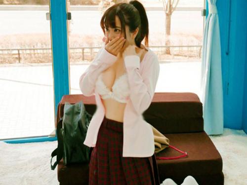 ＜マジックミラー号＞下着のモニターとか適当な嘘をつき、美巨乳で美少女なロリ女子校生とのセクロス大成功ｗ＜素人JKナンパ＞