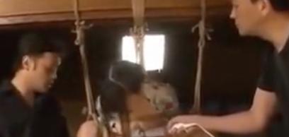[愛須心亜]『こんなことで感じるなんて・・・』吊るされ無茶苦茶www