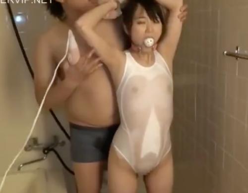 [逢月はるな]『びちょびちょ気持ちいいい』ハイレグで電マを使い絶頂www