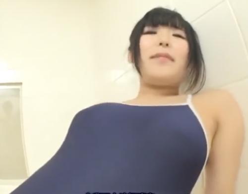 [あず希]ツインテールスクール水着少女・・・バイブで感じていっちゃうwww
