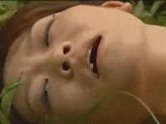 【横山翔子】複数人の男達にまわされ犯される美女。野外での鬼畜なまでの青姦ファック