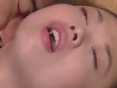 ＜黒沢那智＞パンチラ姿で眠っている巨乳妻に暴走してしまう義兄。肉棒を握らせての強制ファック、中出しまでも。鬼畜な淫行