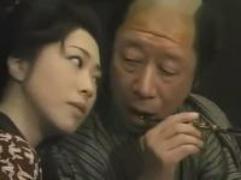 時代劇での男と女が悶える淫らな性交