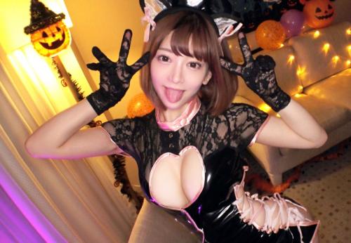 ＜ギャル＞Gカップ淫ボディ★ハロウィンGAL美女さん♪ イキ潮大量噴射する早漏ドビッチマンコを巨根ピストンされてしまう！