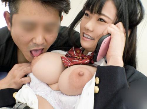 【JK美少女×中出し】爆乳Gカップ黒髪清楚ロング★激カワ制服JK美少女さん♪ 鬼濡れ思春期マンコに濃厚中出しされてしまう！
