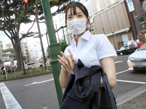【OL美女×ナンパ】極エロくびれ淫尻★恵比寿の飲み帰り美人スーツOLさん♪ 着衣のまま鬼濡れマンコをハメ倒されてしまう！