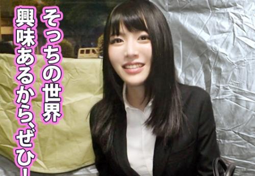 ＜ナンパ＞就活中なのにドスケベ下着★私大に通うインテリ女子大生さん♪ 面接帰りの高学歴マンコを高速ピストンされてしまう！