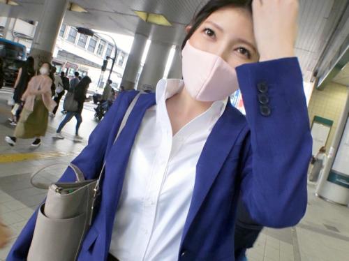 【OL美女×ナンパ】極エロくびれ淫尻★渋谷の美人スーツOLさん(23)♪着衣のまま潮吹く早漏マンコをハメ倒されてしまう！