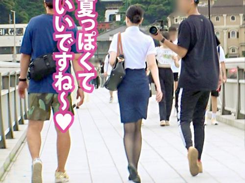 ＜素人×ナンパ＞色白美スタイル★渋谷のパンストスーツ美人塾講師さん！江ノ島デートのあと清楚マンコをハメ倒されてしまう！