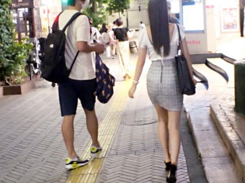 【巨乳美女×ナンパ】極エロくびれ淫尻★渋谷のタイトミニスカ美女さん♪ 鬼フェラにギン勃ちの巨根でハメ倒されてしまう！