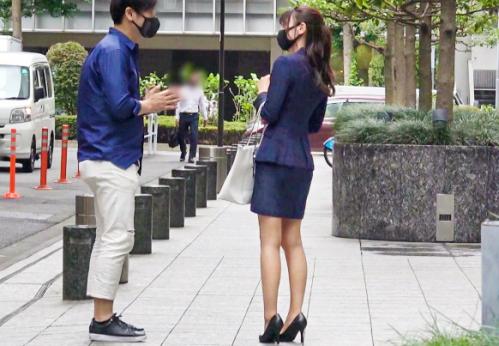 ＜ナンパ＞極上スレンダー美脚ボディ★不動産会社の美人スーツOLさん♪ 上司と不倫中の美マンコをハメ倒されてしまう！