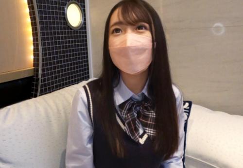 【JK×円光】細身Eカップ美尻ボディ★激カワ制服J系ハーフ美少女さん♪ 10代マンコを変態おじチンでハメ倒されてしまう！