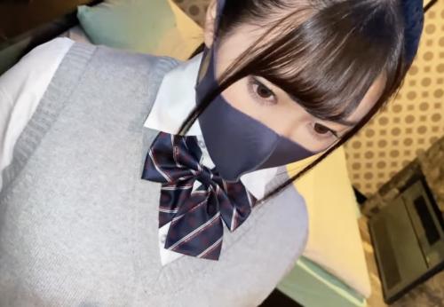 【JK×円光】爆乳天然Iカップ猥尻ボディ★制服J系パパ活美少女さん♪ 変態おじチンポで思春期マンコをハメ倒されてしまう！