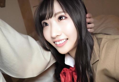 【JKコス×円光】極上スレンダー貧乳美尻ボディ★制服J系美少女さん♪ 着衣のまま敏感濡れマンコで生ハメ交尾させてしまう！