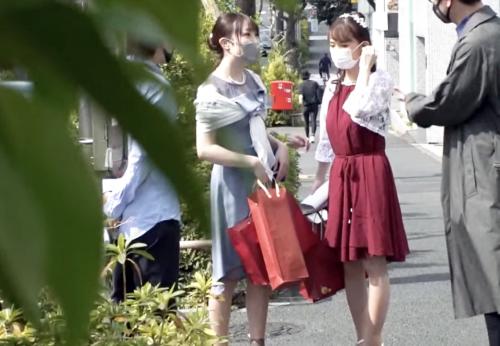 ＜ナンパ＞美尻スレンダー淫ボディ★結婚式帰りのドレス美女さん(25)♪彼氏専用の清楚な鬼濡れマンコをハメ倒されてしまう！